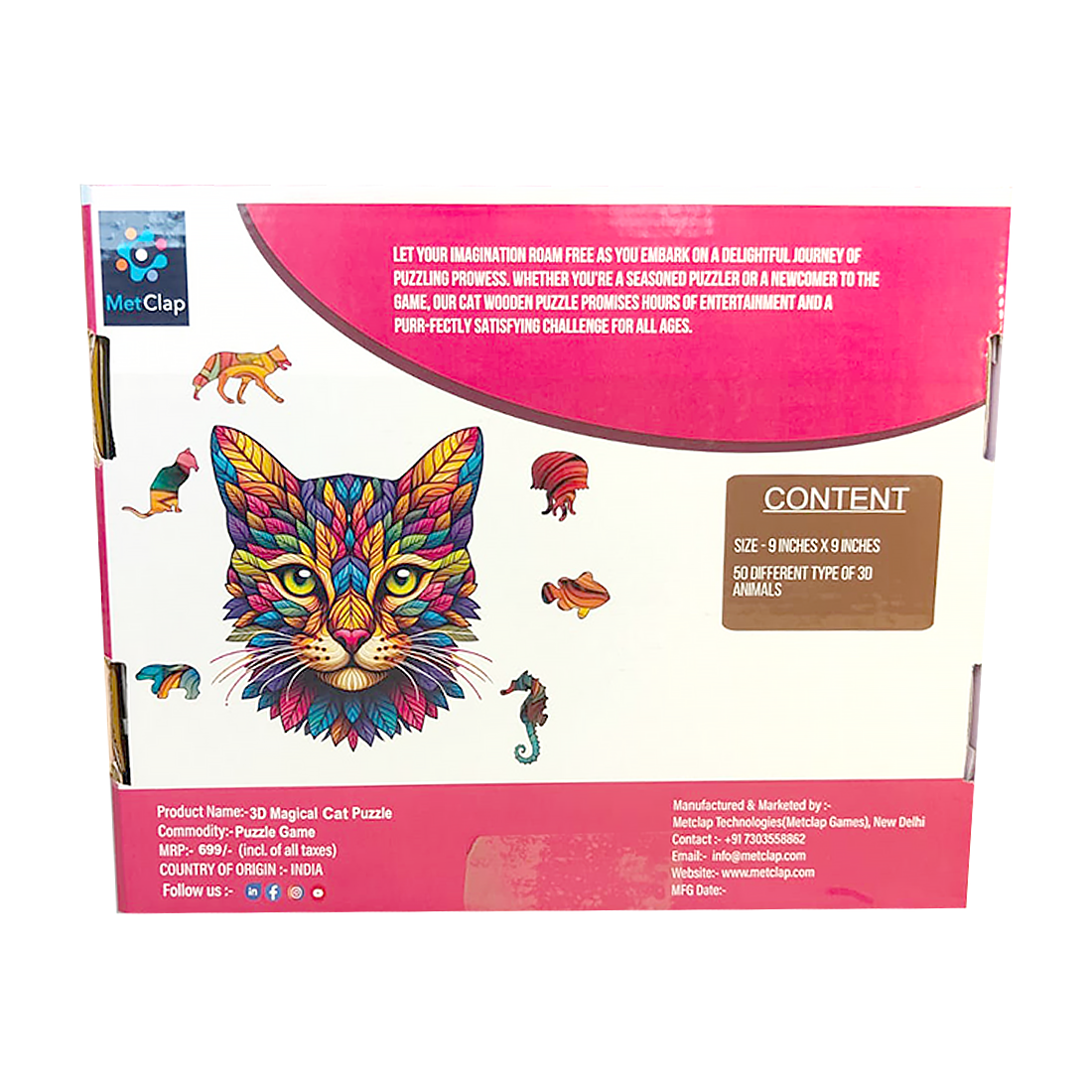 Baby Cat Puzzle Magical - Kee&Ka