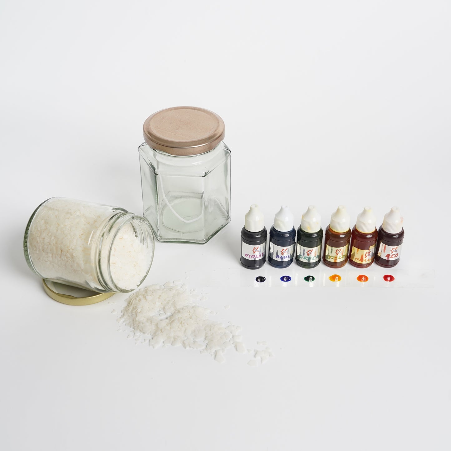 DIY Rainbow Candle - Kee&Ka