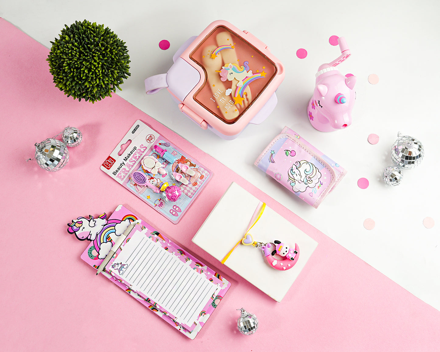 Pink Bag Unicorn Hamper