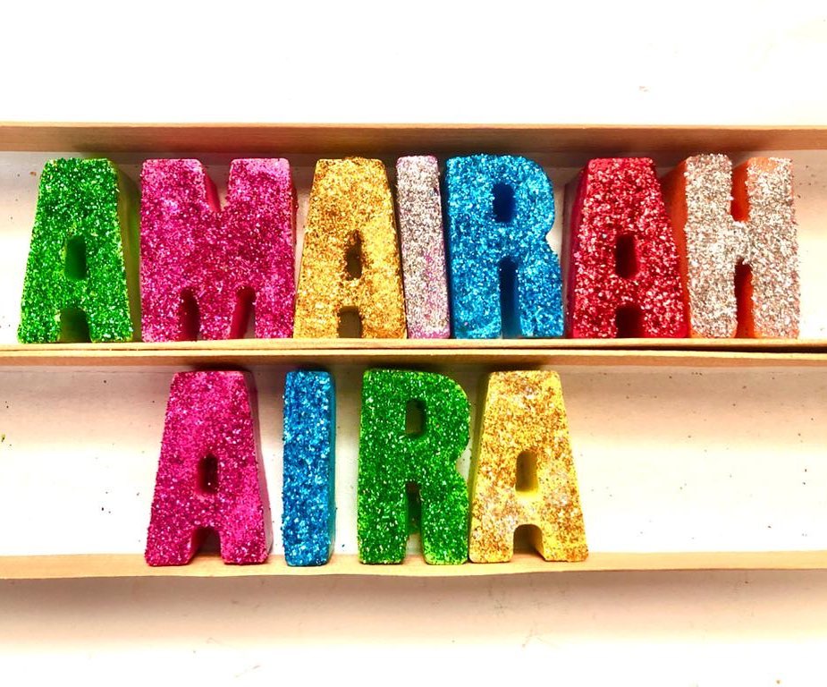 Glitter Name Krayon - Kee&Ka