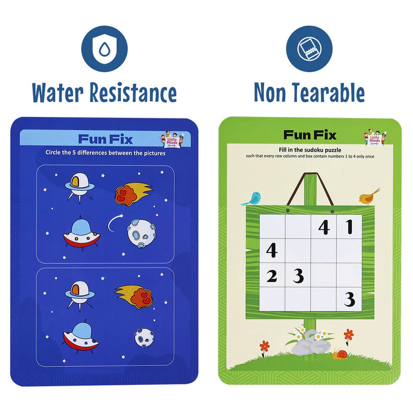 Fun Fix Reusable Activity Worksheets - Kee&Ka