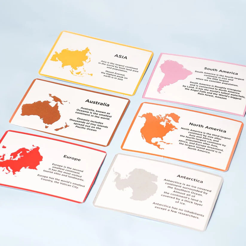 Continents and Oceans Kit (Ages 3 to 7 years) - Kee&Ka