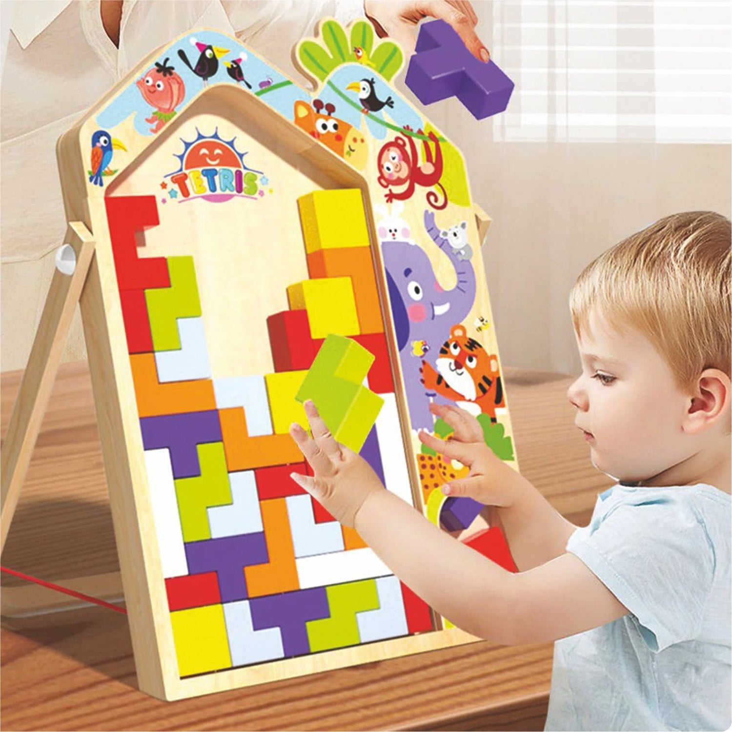 3 in 1 Tetris for Kids - Parent Child Edition - Kee&Ka