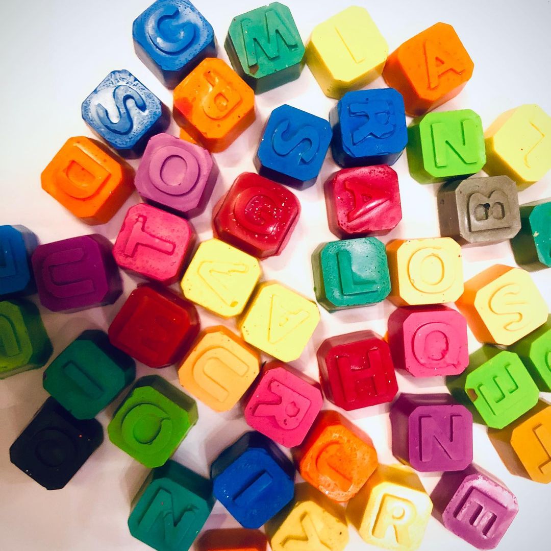 Scrabble Crayon set of 30 - Kee&Ka