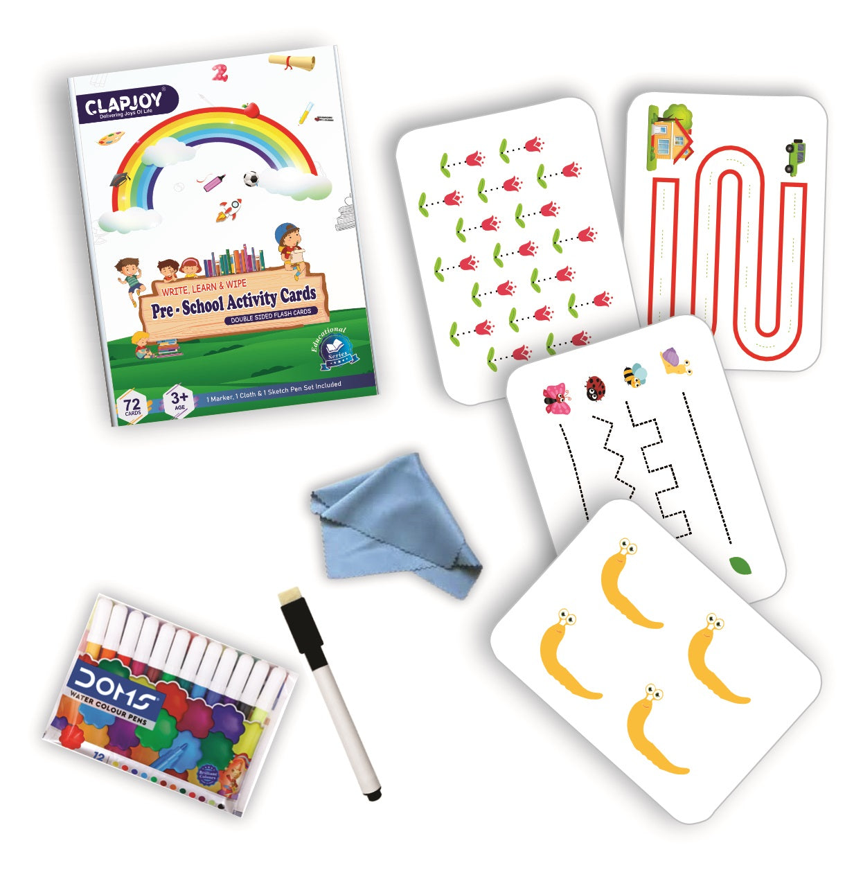 Clapjoy Reusable Flash Cards - Kee&Ka