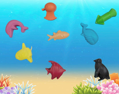 The Under the sea set of 8 - Plain - Kee&Ka