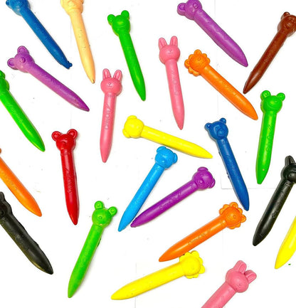 Animal Stick Crayons - Marbled Set - Kee&Ka