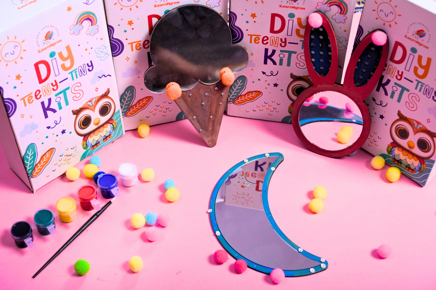 Teeny Tiny DIY Mirror Set Of Three