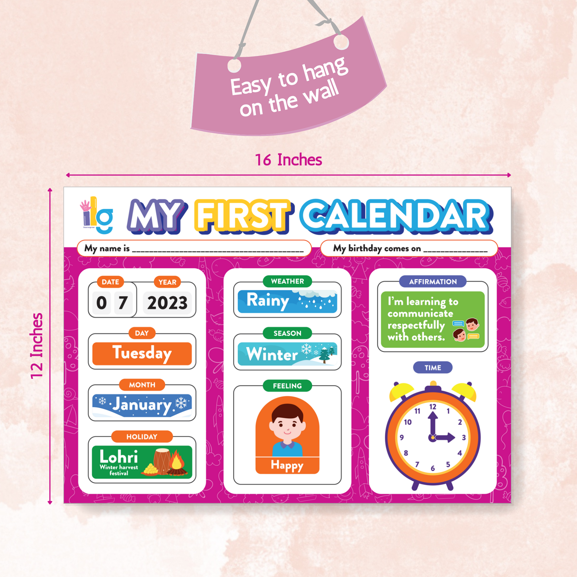 My First Home Calendar - Kee&Ka