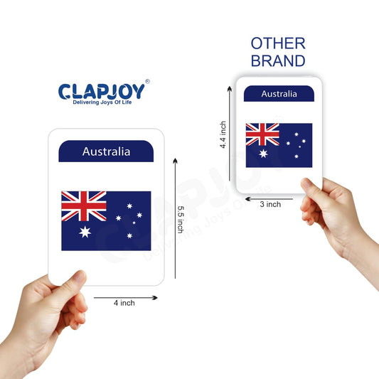 Clapjoy Map Master Educational Flash Cards - Kee&Ka