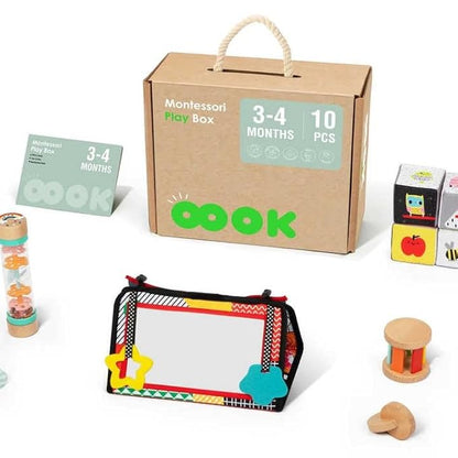 Montessori Learning Wooden Baby Toys For 3-4 Months