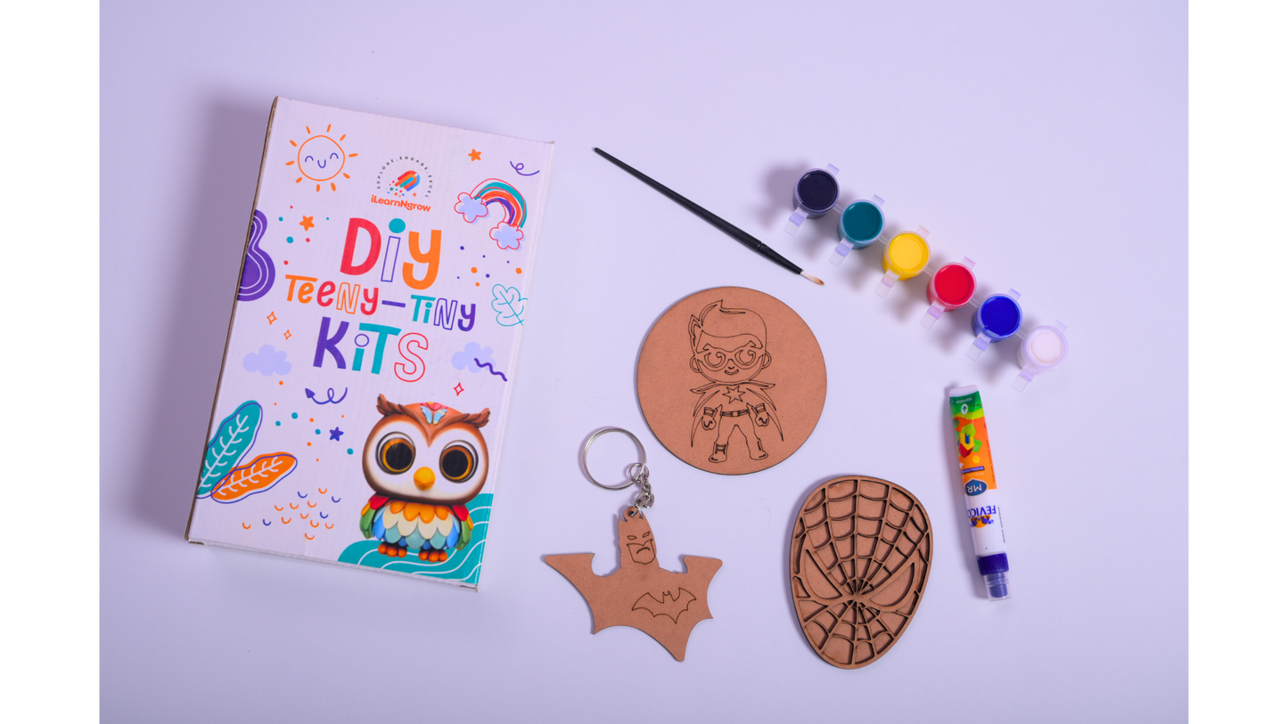 Teeny Tiny DIY SuperHero Painting Kit