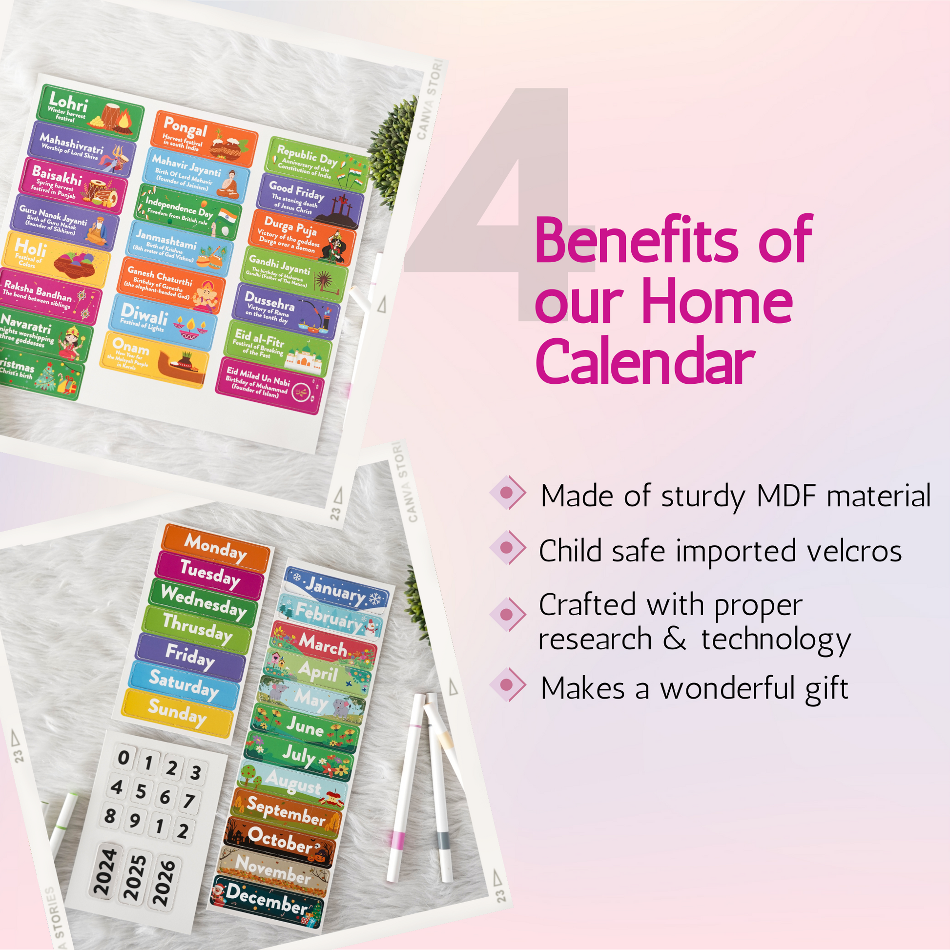 My First Home Calendar - Kee&Ka