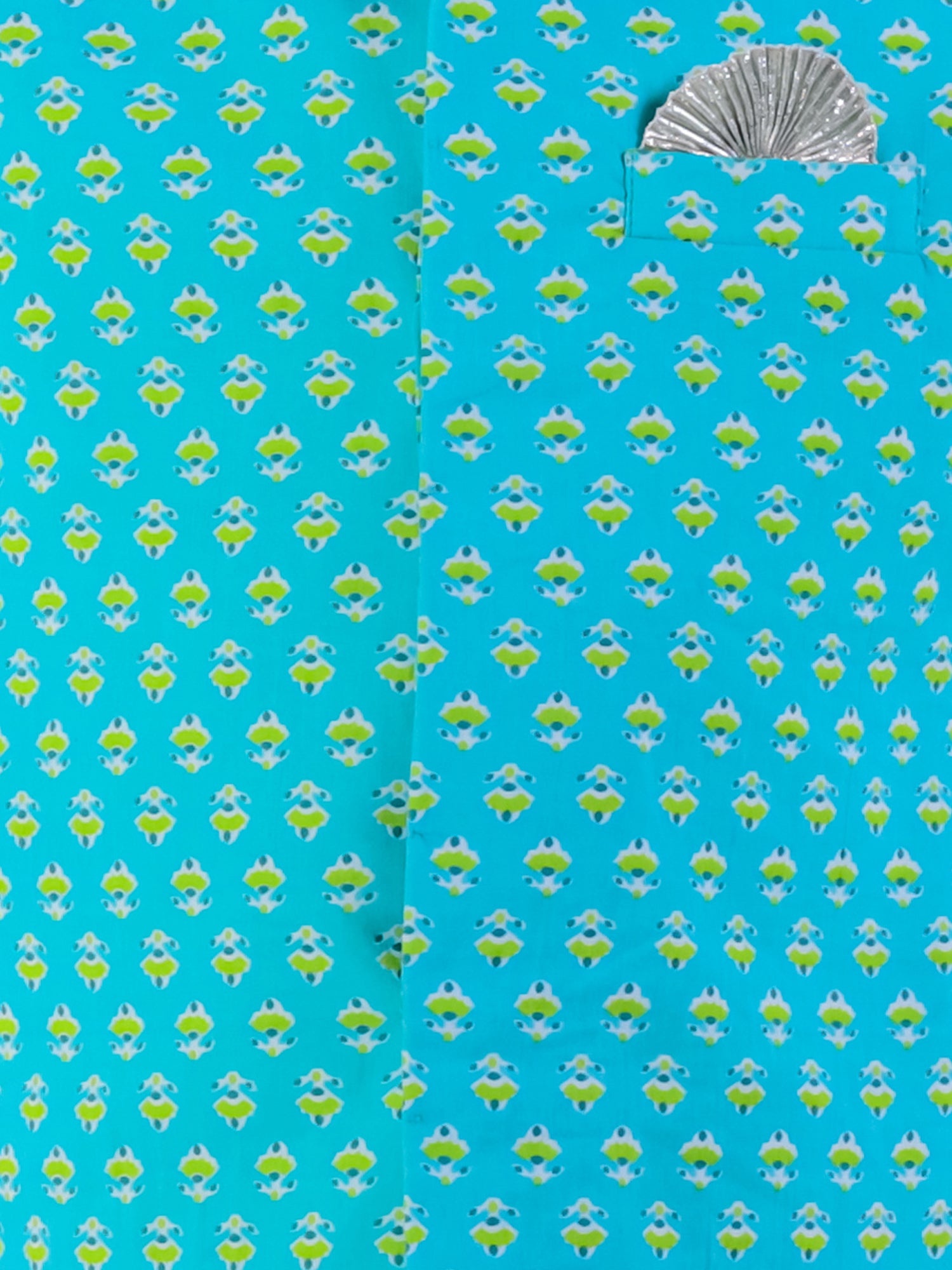 Boys Green Kurta and Pyjama with Jacket Ethnic Set - Kee&Ka