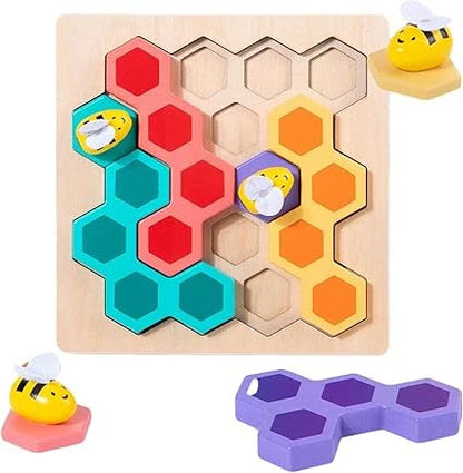 Wooden Puzzle Bee Game - Kee&Ka