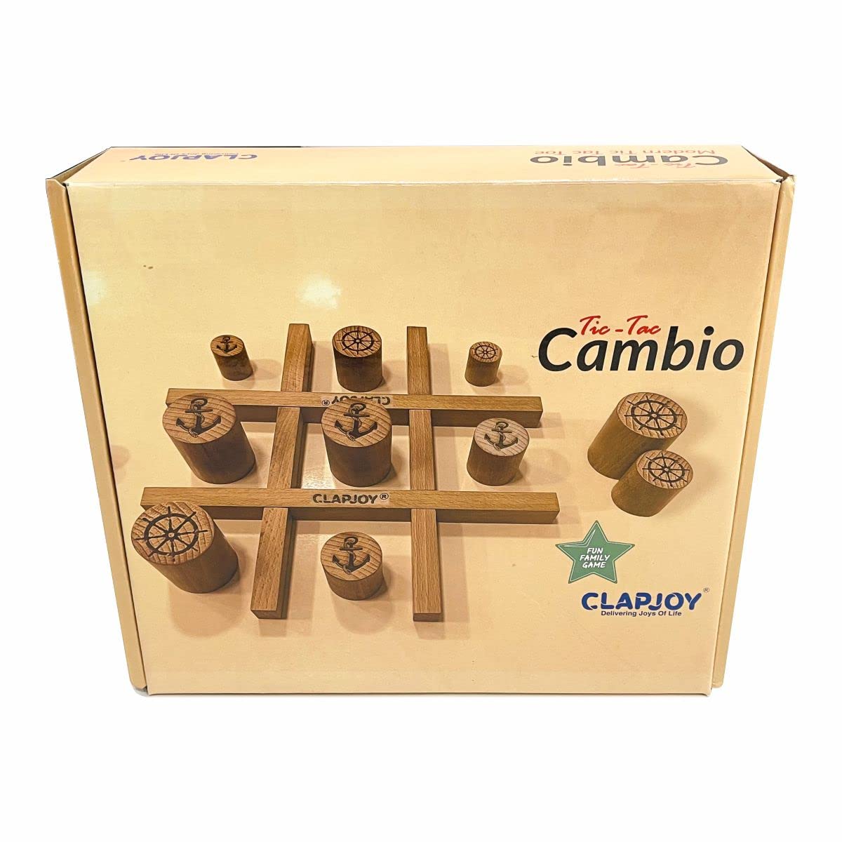 Clapjoy Tic Tac Cambio Game for Adults and Kids - Kee&Ka