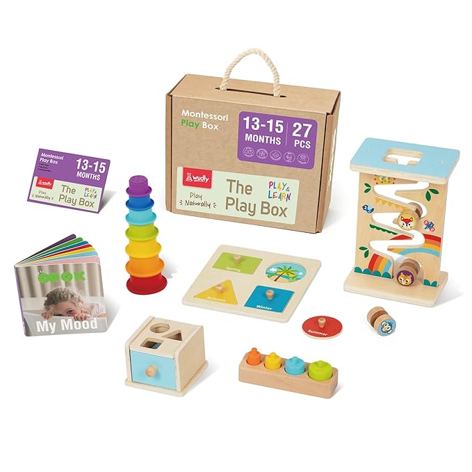 Montessori Learning Wooden Baby Toys For 3-4 Months
