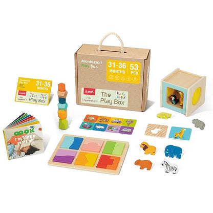 Montessori Learning Wooden Baby Toys For 3-4 Months