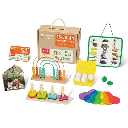 Montessori Learning Wooden Baby Toys For 3-4 Months