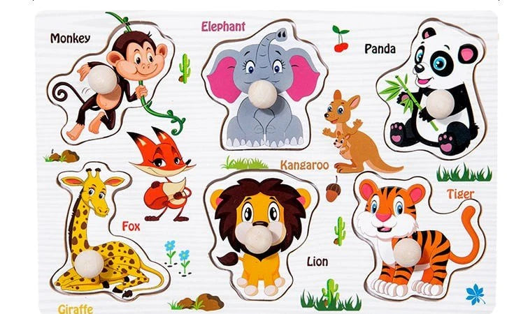 Early Learning Small Knob Puzzle - Kee&Ka