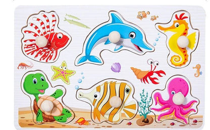 Early Learning Small Knob Puzzle - Kee&Ka