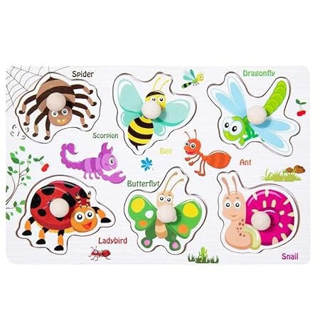 Early Learning Small Knob Puzzle - Kee&Ka