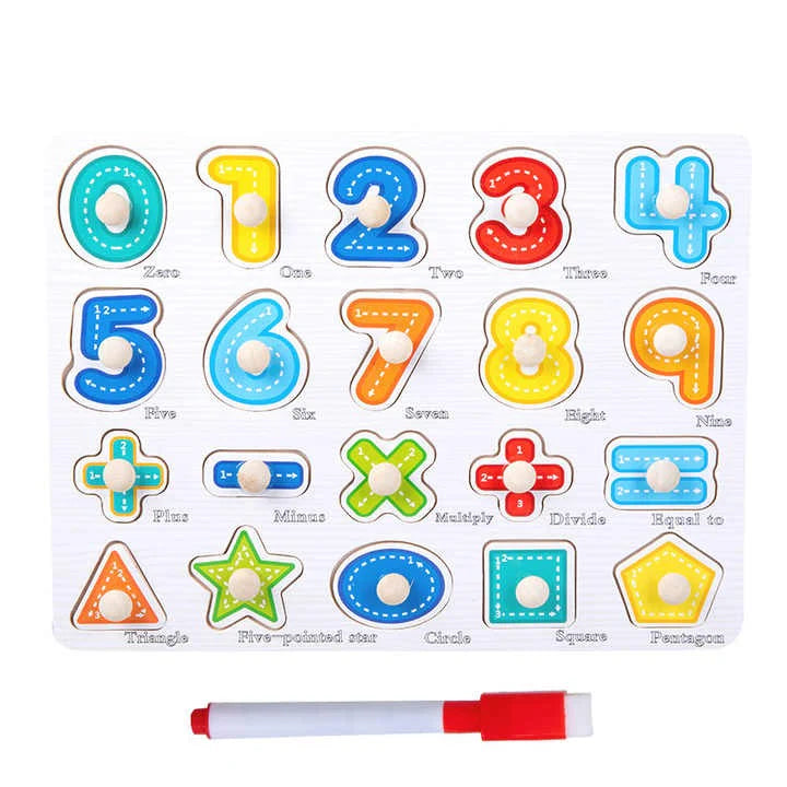 Early Learning Knob Puzzle - Kee&Ka