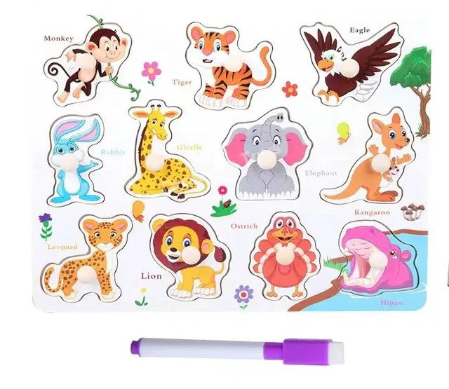 Early Learning Knob Puzzle - Kee&Ka