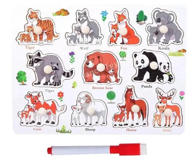 Early Learning Knob Puzzle - Kee&Ka