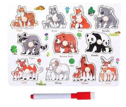 Early Learning Knob Puzzle - Kee&Ka