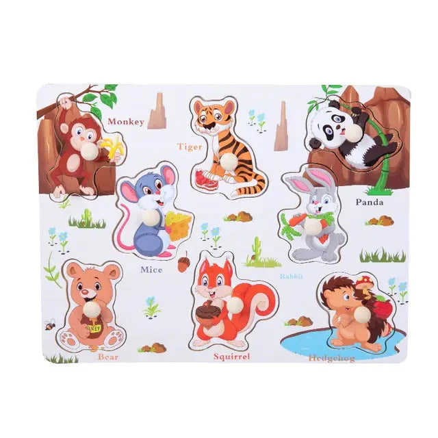 Early Learning Knob Puzzle - Kee&Ka