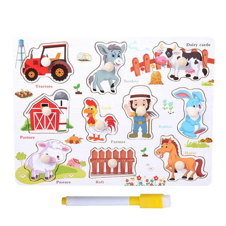 Early Learning Knob Puzzle - Kee&Ka