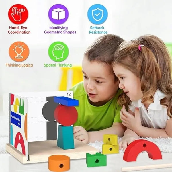 Wooden 3S Spatial Thinking Training Set - Kee&Ka
