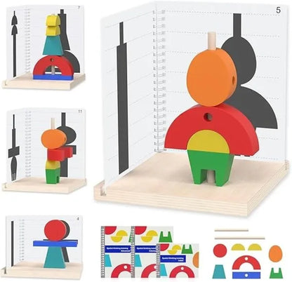 Wooden 3S Spatial Thinking Training Set - Kee&Ka