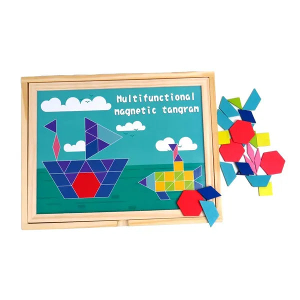 Wooden Magnetic Educational Toy- White Board - Kee&Ka