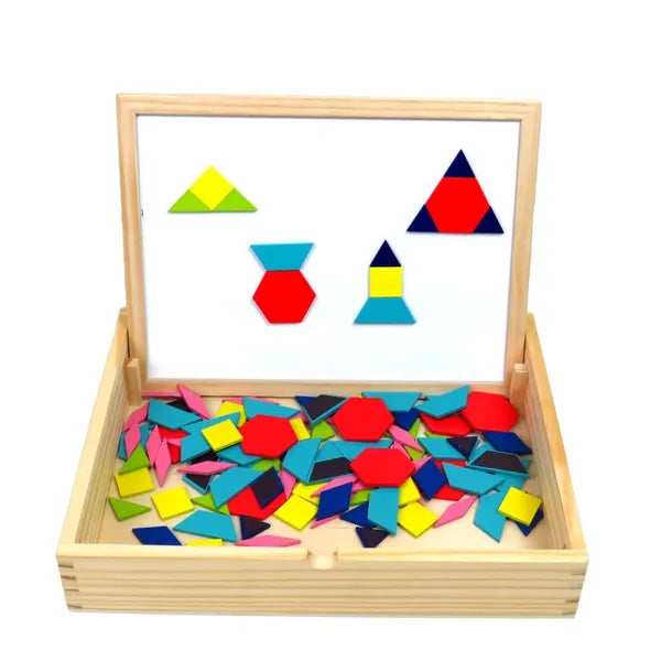 Wooden Magnetic Educational Toy- White Board - Kee&Ka