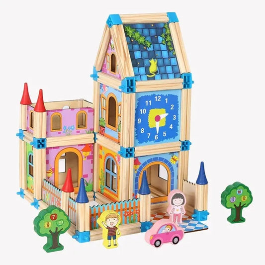 Wooden Master Of Architecture Building Blocks Toys - Kee&Ka