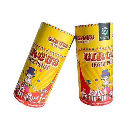 Metclap Circus Jigsaw Puzzle - 30 Pieces inside Round Box - Kee&Ka