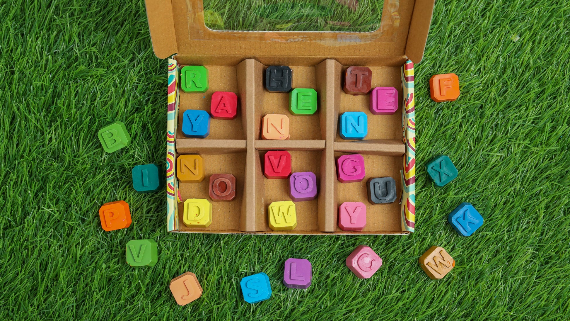 Scrabble Crayon set of 30 - Kee&Ka