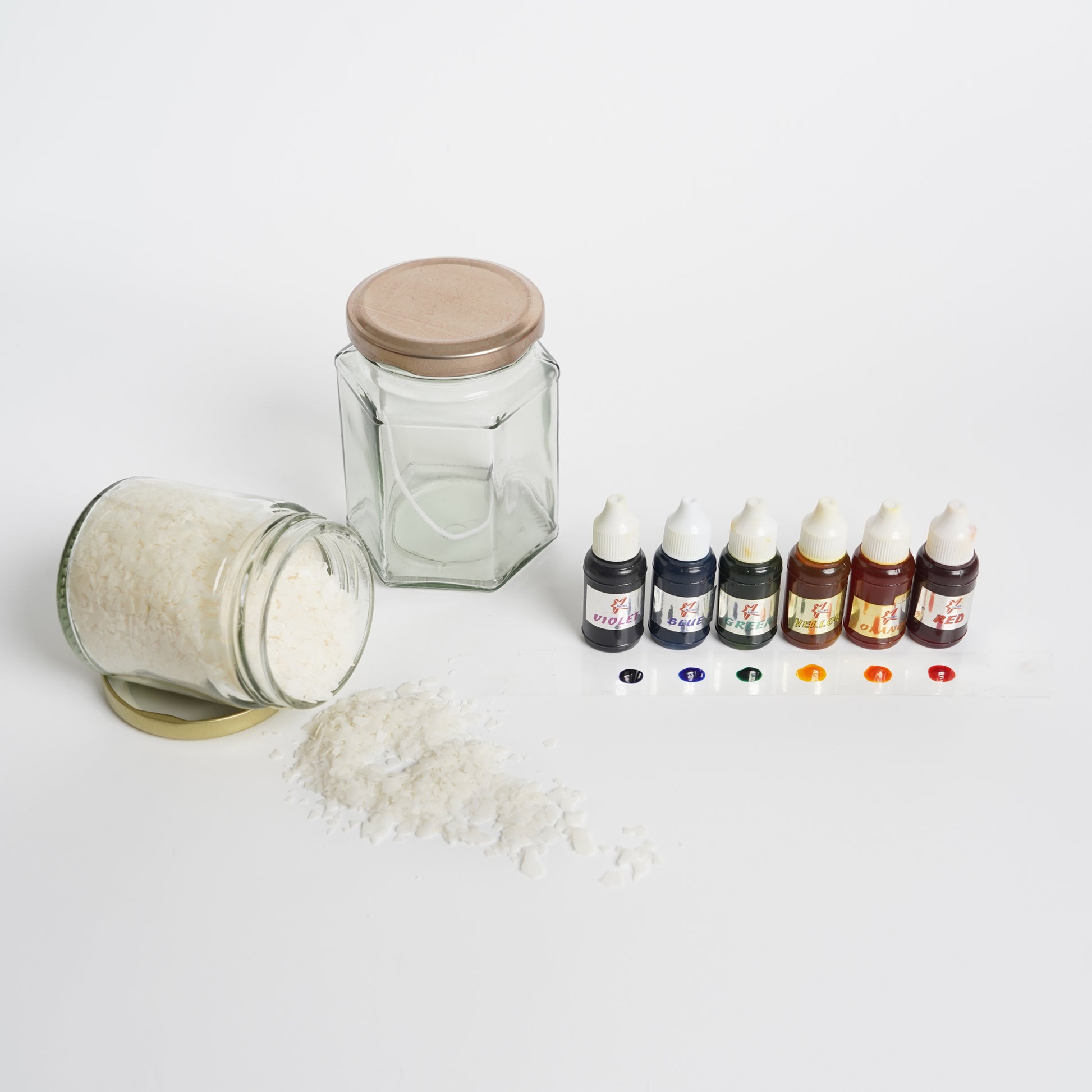 DIY Rainbow Candle - Kee&Ka