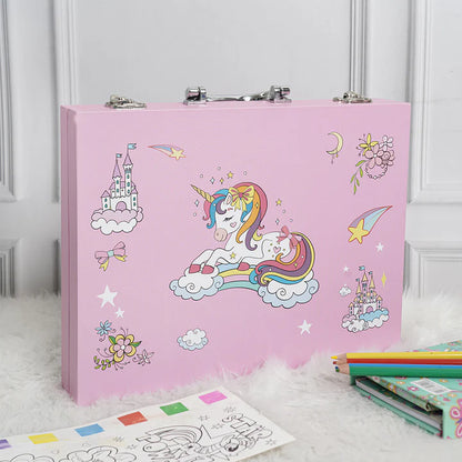 128 Pieces Colouring Set- Unicorn - Kee&Ka