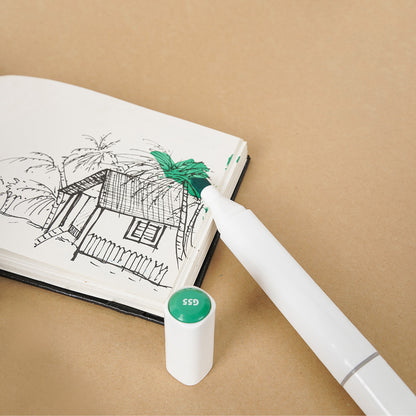 Set of 12 Touch Cool Dual Side Markers - Kee&Ka