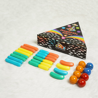 32 Pieces Magnetic Stick Blocks - Connect , Create , Learn and Play - Kee&Ka
