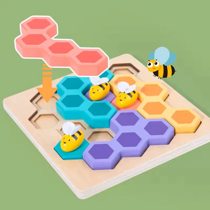 Wooden Puzzle Bee Game - Kee&Ka