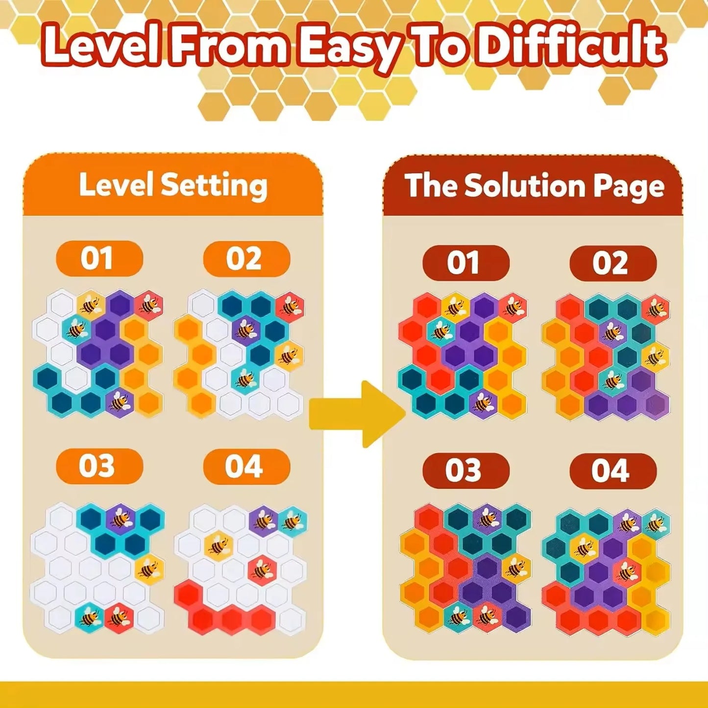 Wooden Puzzle Bee Game - Kee&Ka