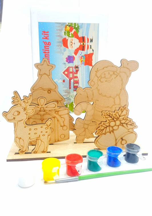 Set Of 5 DIY Christmas Painting Kit