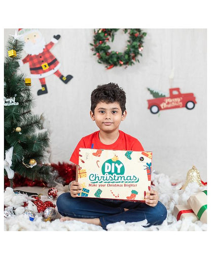 Santa Stencil With Scratch Book