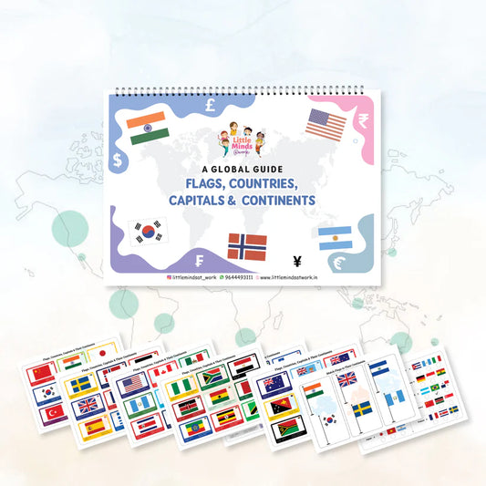 Flags, Countries, Capitals, and Continents ( Above 4 years ) - Kee&Ka