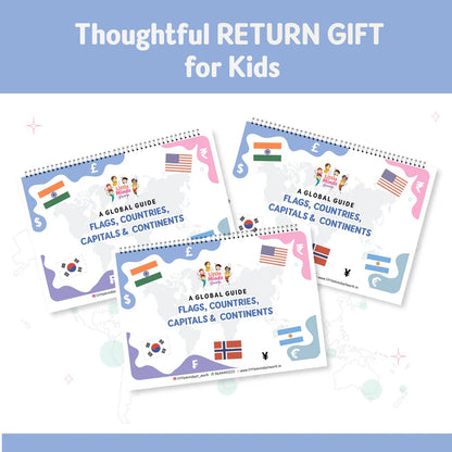 Flags, Countries, Capitals, and Continents ( Above 4 years ) - Kee&Ka