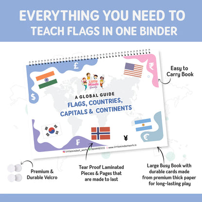 Flags, Countries, Capitals, and Continents ( Above 4 years ) - Kee&Ka